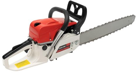 52 CC Gasoline Chainsaw 2000 W Petrol Chainsaw 7500 RPM Chainsaw Set Hyundai Chainsaw Suitable for Forest Harvesting Cutting Wood Pruning Branches etc (22 inch)