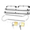 Ladders Accessory Lock, Roof Rack Ladders Clamp, Roof Rack Ladders Lock, 43 * 41.5 cm, Universals Ladders Clamp, Lock Jaw Ladders Accessory, Roof Rack Ladders Accessories for Ladders Lock