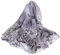 Nidddiv Mainzer Fastnacht Schal Langer Schal Frauen Wrap 160 * 50 cm Seidenschals Schal Druck Simulation Weicher Schal Schal Mit Kaschmir (Grey, One Size)