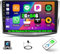 [2+64G] Android 13 Autoradio für VW Magotan/CC/Passat B7/B6 2010-2015 mit Carplay Android Auto,10“ Touchscreen Android Radio mit Bluetooth GPS WiFi FM/RDS Mirror Link+AHD Rückfahrkamera&Mic