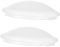 SHINEOFI 2 Pezzi Paralume Per Lampada Da Soffitto Luce Da Soffitto Ventilatore Da Soffitto Globi Di Per Apparecchi Di Illuminazione Paralumi Di Ricambio In Pvc Bianco