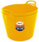 Best House | 2 Pcs of Flexi Tub with Handles | 42 Litres | Yellow | Garden Tubs | Plastic Storage Container for Home, Washing, Garden Waste and DIY Projects - (Pack of 2)