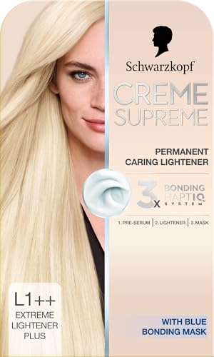 Schwarzkopf Creme Supreme Hair Dye, L1++ Extreme Lightener Plus