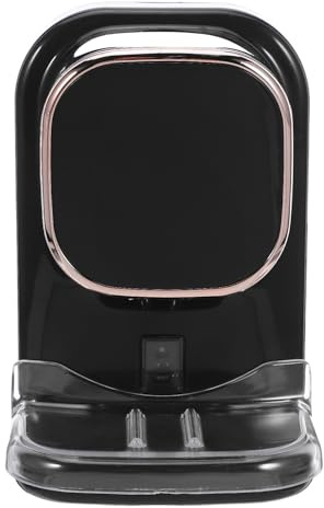 Automatischer Zahnpastahalter mit Sensor, Wandmontage für Badezimmer | Schwarz aus Kunststoff, USB Kabel Enthalten, Geeignet für Gesichtsreiniger und Handcreme