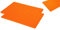 BURI 2x Silikon Backmatte Backunterlage - 1cm Silikonmatte mit Noppen für Hundekekse und Leckerlis in Halbkugel Form - Hitzebeständig & Lebensmittelecht Pralinenform 40x28cm, orange