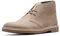 Clarks Bushacre 2, Scarpe Chukka Uomo, Camoscio Grigio Talpa, 42 EU Larga