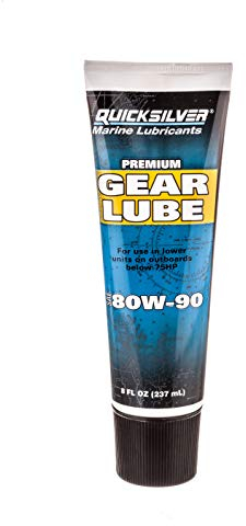 Quicksilver - 8M0121963 Premium Getriebeschmiermittel SAE 80W-90 für Schiffsmotoren, 237 ml Tube