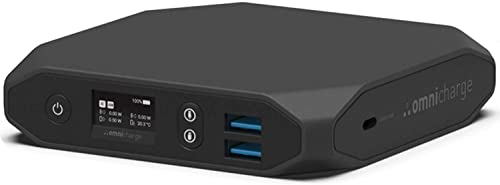 Omni 20c+ Power Bank - 20000mah 100W USB-C/Wireless von Omnicharge für USB-C Laptops MacBook iPad Smartphone