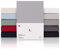 Blumtal® Premium Topper Spannbettlaken 100x200cm Jersey - Oeko-TEX zertifiziertes Bettlaken 100x200 Spannbettlaken - Bettlaken Baumwolle für Topper bis 10cm - Laken 100x200 - Dunkelgrau