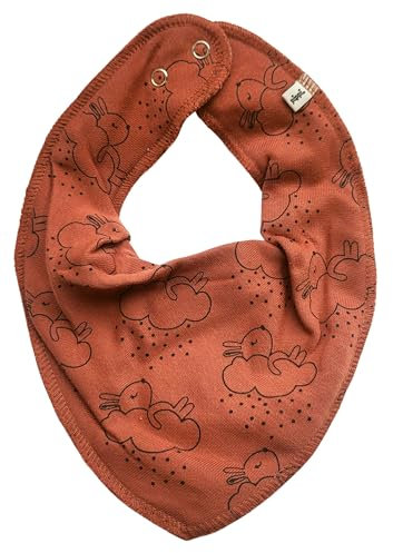 Pippi Halstuch Baby Halstuch Lätzchen Dreieckstuch 1 Stück (1xhase redwood)