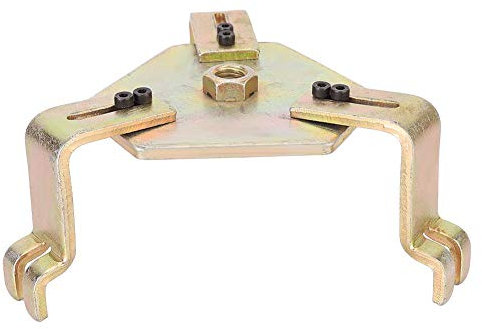 Qiilu Wrench, 5.51-7.09in Adjustable Fuel Pump Cap Tank Lid Remove Spanner, Aluminium