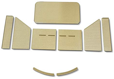 Feuerraumauskleidung für Termatech TT22 Kaminöfen - Vermiculite - 9-teilig