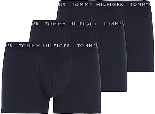 Tommy Hilfiger Herren Boxershorts Trunks Unterwäsche, Blau (Desert Sky/Desert Sky/Desert Sky), M