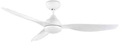 FORLIGHT Ventilador IP20 Nepal LED 14.5W 3000K Blanco brillante Blanco 950lm