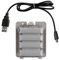 Nicoone Batterie Rechargeable USB Haute Capacité 3800 mAh pour Wii Fit Balance Board