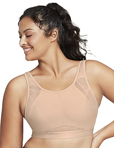 Glamorise 1068 Sport-BH für Damen, mit atmungsaktivem Mesh, bügellos