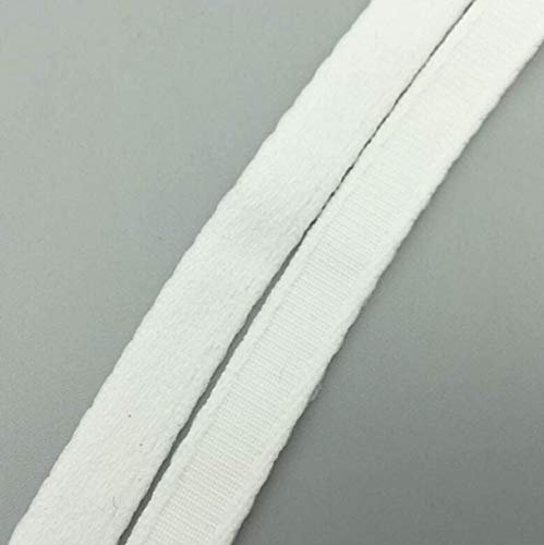 ZHONGJIUYUAN 5.5 Yards Broadcloth Cord Piping,Piping Bias Insertion Cord Rope Trimming Tape for Bra Under Wires Corsets, Nursing Caps, Bridal Gowns(1cm Width)