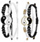 Bracelets Meilleur Ami 4PCS Bracelet à Cordon Ajustable Yin Yang Bracelet Corde Tressée Tai Chi Cadeau de Bijoux pour Les BFF Relation D'amitié Meilleurs Amis Couple Femmes Homme