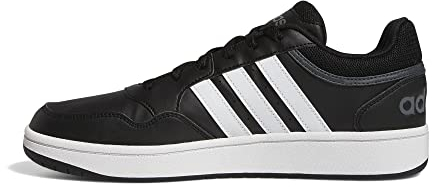 adidas Herren Hoops 3.0 Low Classic Vintage Shoes Schuhe, Core Black/Cloud White/Grey Six, 42 2/3 EU