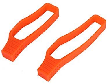 Fahrrad Ketten Schutz,MoreChioce 2 Stück Anti-Kratz und Anti Kollisions Schutz Guard Kettenstrebenschutz Guard Kettenstrebenschutz Rahmenschutz Protector,Orange