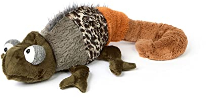 sigikid HideAndSeek, BeastsTown Kuscheltier: Sammeln, Schenken, Spielen, Schmusen, Empfohlen für Kinder und Erwachsene von 2 bis 99 Jahren, Grün/Braun/Orange/Chamäleon, 40x12x14 cm
