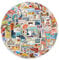 PRETTY SUNSHINE Weltreisen Sticker Set 100 Stück, Vintage Reisekarten-Aufkleber für Koffer Auto Fahrrad Helm Laptop Skateboard Motorrad Stickerbomb Wasserfest