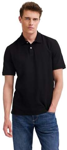 bugatti Herren Poloshirt Modern Fit Premium Cotton Basic Polo Kurzarm Baumwolle
