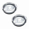 Accfore Lot de 2 couvercles de rechange pour gobelet à vin fin et résistant aux éclaboussures, en silicone, de 887 ml, anti-déversement, pour tasse à café de voyage, 7,2 cm de diamètre