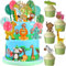 29 Stück 3D 2. Tier Geburtstag Tortendeko Safari Dschungel Tortendeko Waldtiere Geburtstag Party Happy Birthday Kuchen Deko Set Cupcake Cake Toppers Supplies Für Jungen Mädchen Kinder 2 Jahr (Zahl 2)