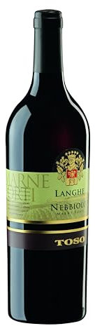 Toso S.p.a Toso Nebbiolo Langhe DOC, Vino Rosso prestigioso, Piemonte, 750ml