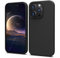 TIIXXA Silicone Case for iPhone 15 Pro Case, Soft Ultra Slim Protective Shockproof Liquid Silicone Phone Case, Anti-Scratch Microfiber Lining, 6.1 Black