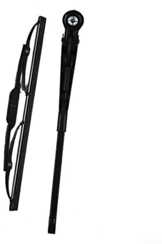 12 V Universal-Scheibenwischermotor, schwarz, kompatibel mit Angelboot, Wohnwagen (Wischer)