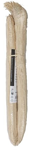 Clairefontaine 196075C - Une grande pelote de Raphia Naturel - Ensemble de plusieurs fils de 1,50m - Grammage 250g