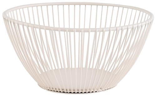APS 30425 Korb -SVART- in whisper white Ø 17,5 cm, Höhe 8 cm