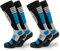 Occulto Herren Skisocken 2er Pack, 4er Pack (Modell: Felix) 2 Paar Blau 47-50