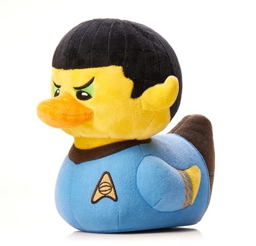 TUBBZ Spock Sammler-Gummiente Plüsch - Offizielles Star Trek-Merchandise - Retro Sci-Fi TV & Filme Weiches Spielzeug