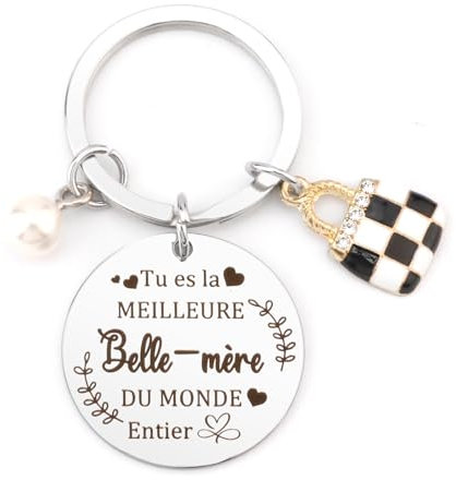 Cadeau Belle-Mère: Porte-Clés, Idée Pour Anniversaire, Fête Des Mères, Noël - Future Belle-Maman