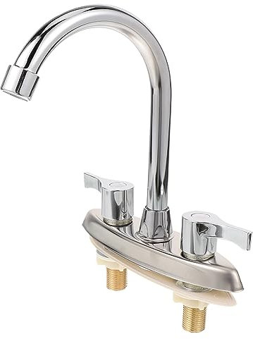 Homoyoyo Robinet Chaud Et Froid En Métal Évier De Bain Eau Extérieure