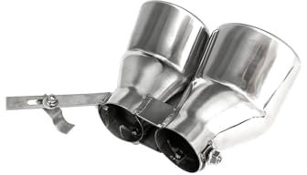 LTQSIV Auto Auspuff Endrohr Auto-Endschalldämpfer Aus Edelstahl Für Mercedes Für Benz C-Klasse W203 C240 ​​C320 2001-2006 Auspuffblenden