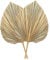 CUCUFA Feuilles de Palmier séchées, 2pcs Ventilateurs de Palmier séchés, Bouquet Fleurs 17, 7x9, 8 Pouces, Feuille Boho pour Le Mariage