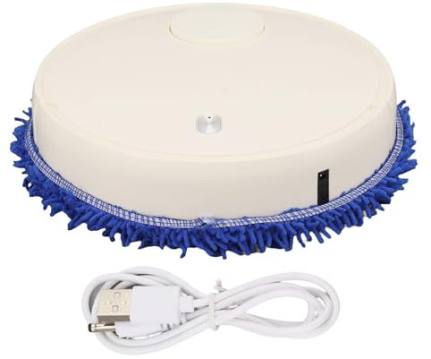 Robot Vacuum Cleaner Efficient Multifunctional Low Noise Smart Sweeping Mopping Robot for Household Cleaning (Blanco)