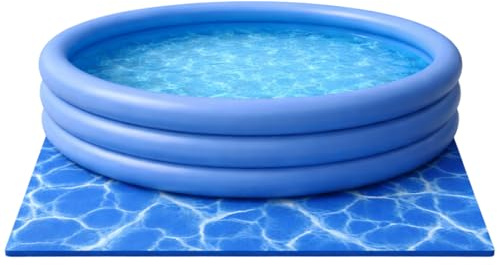 Nakloe - Pack 4 - Suelo Piscinas demontables - Espuma Suelo Piscina - Goma eva. Medidas 60x60x1 Cada Pieza