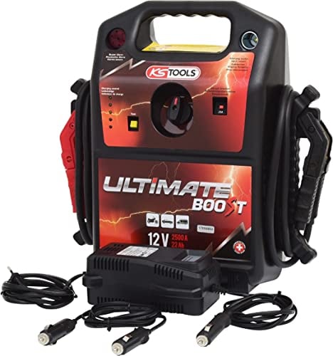 KS Tools - 550.1810 - Booster à Batterie - Booster Batterie Voiture 12 V - Démarreur 2500 A