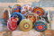 20 x Mix Vintage Look Blumen Keramik Knäufe Türgriff Schrank Schublade Schrank Pull Mandala Xfer Neu