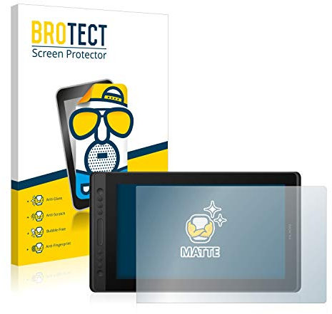 brotect Screen Protector Anti-Glare compatible with Huion Kamvas Pro 16 Premium Screen Protector Matte, Anti-Fingerprint Protection Film