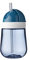 Mepal – Taza con pajita – Deep blue – taza de aprendizaje para bebés a partir de 9 meses – anti-derrames - apta para el lavavajillas