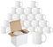 Yoshome 36 x weiße Sublimations-Tassen, 325 ml, großer Griff, Kaffee, blanko, ORCA-Beschichtung, Heißpress-Druckbecher, Tassen mit Box ﻿