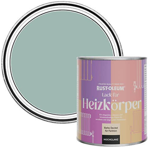 Rust-Oleum Blue Heat Resistant Radiator Paint in Gloss Finish - Coastal Blue 750ml