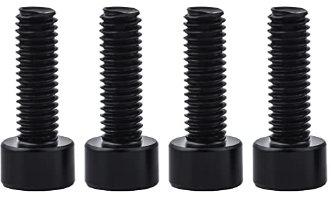 4 Stück Fahrrad Flaschenhalter Schraube M5x15 mm Flaschenhalterschrauben Fahrradzubehör, Fahrrad Feste Spindelschrauben (Schwarz)