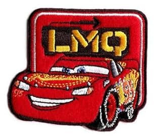 Disney Cars Flash Mac Queen Embroidery Patch 6 x 6 cm